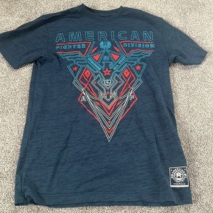 Mens American fighter tshirt